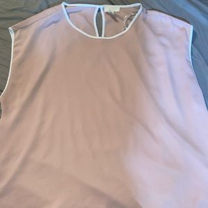 Forever 21+ Pink Chiffon Blouse